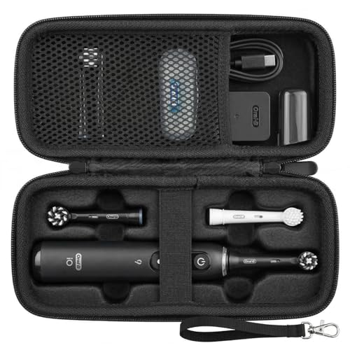 Electric Toothbrush Case compatible for Oral B, Electric Toothbrush Travel Case Portable（black）