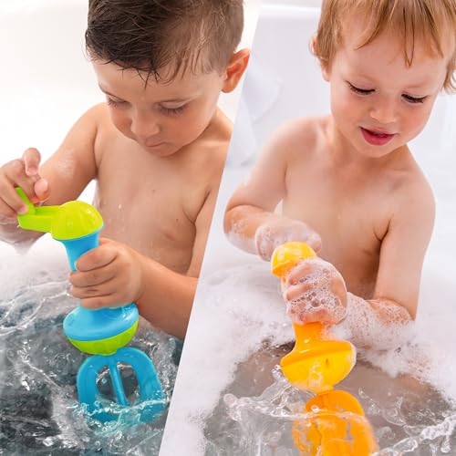 HABA Kids Bubble Bath Whisk 2 Pack - Bath Toys for Sensory Play, Motor Skill Development, Water Play and Bath Time Fun - style: Two Pack