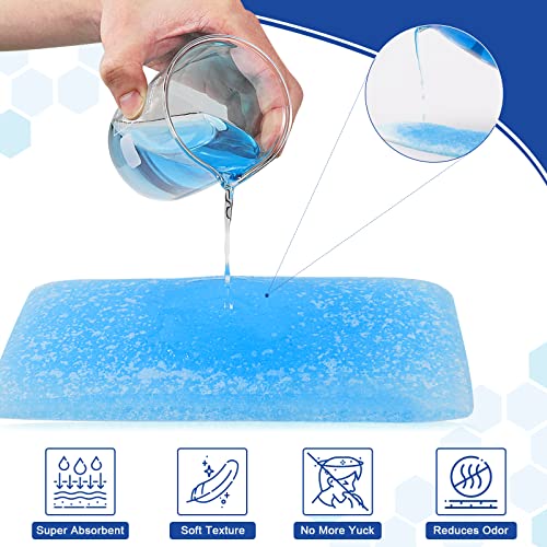 150 PCS Bedside Commode Absorbent Pads for Adult Toilet Chair Bucket | Disposable Commode Pads with Absorbent Gel, Locks Odor & Prevents Splash, for Seniors Portable Toilet, Medical Care - color: White150