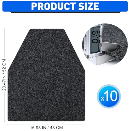 ToLanbbt 10PCS Urinal Mats for Men Bathroom Non-Slip Urinal Floor Mats Water Absorption Urinal Pads for Mens Room Disposable Commercial Toilet Urine Mats for Men’s Bathroom Restroom, Dark Gray