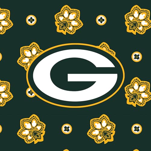 Vera Bradley Women's Cotton Nfl Medium Cosmetic Makeup Organizer Bag (Multiple Teams Available) - color: Dk Green/Yellow Bandana with Green Bay Packers, size: One Size