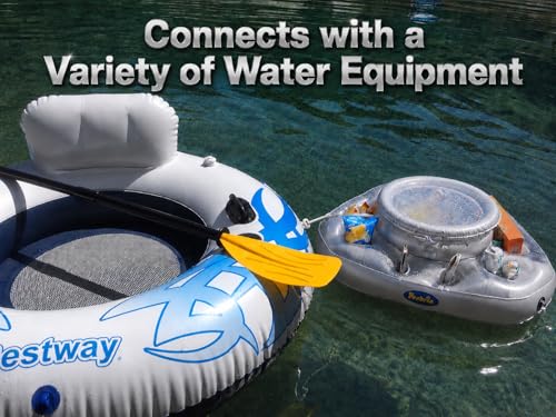 Pool Inflatable Floating Can Beverage Cooler for Swimming, Boating, Tubing