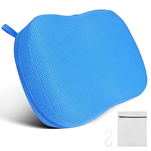 Hot Tub Booster Seat Cushion with Non-Slip Micro Dot Bottom and 6 Weighted Sections - Quick Dry Hot Tub Accessories for Adults and Kids - Indoor Outdoor Hot Tub Pillow with Washable Mesh Cover - size: 8-Shaped
