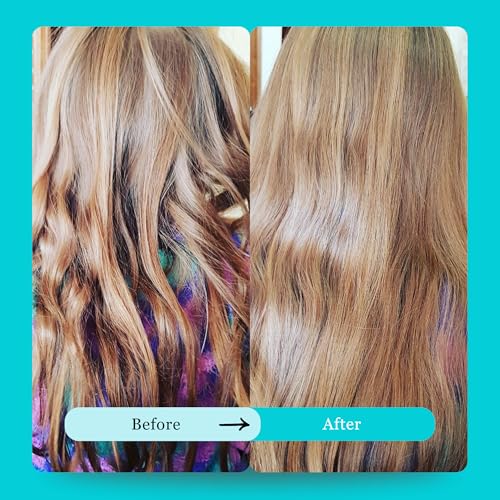 HAPPY HAIR BRUSH Happy Detangler Paddle Brush with Boar Bristles & Nylon Pins | Designed by Women to Detangle & Smooth Thick, Fine or Curly Hair | Pain-Free Slick Back Brush, Ultra Lightweight (Teal) - color: Teal