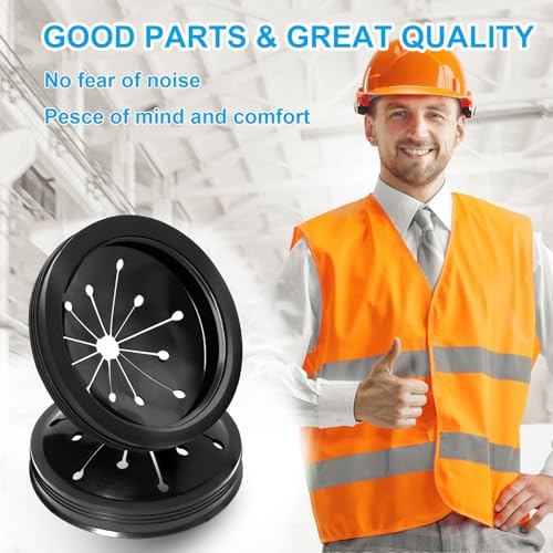 3 1/8" Inch Garbage Disposal Splash Guard with Garbage Disposal Drain Cover for Sink,Rubber Garbage Guard and Garbage Disposal Stopper for Whirlaway, Waste King, and GE Models (Black 3 1/8 in) - color: Black 3 1/8 in