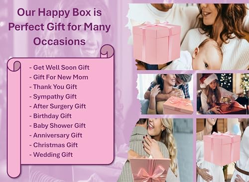18 Pcs Get Well Soon Gift Set for Women, Care Package for Women after Surgery, Relaxing Spa Gifts Set with Blanket, Unique Birthday for Sister, Wife, Best Friend and Loved Ones