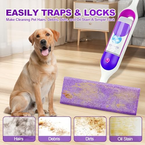 Orighty Reusable Mop Pads for Swiffer PowerMop, 20 Pack Power Mop Pads Refills for 13 ''-15 '' Spray Mop, Microfiber Mop Pads Refills for Multi-Surface Floor, Machine Washable - size: 20 Pack