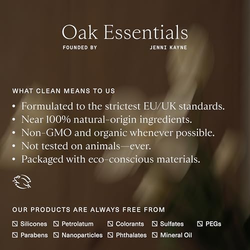 Oak Essentials The Body Routine, 5-Piece Body Care Set: Wash, Scrub, Lotion, Oil and Balm, Gift Set for Women, Full Sizes