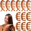 LemonRoad 12 Pack Wooden Scalp Massager Natural Sandalwood Wide Tooth Combs Wooden Scalp Massage Combs Bulk for Hair Growth Hair Care (Sea Lion&Classic) - style: Sea Lion&classic