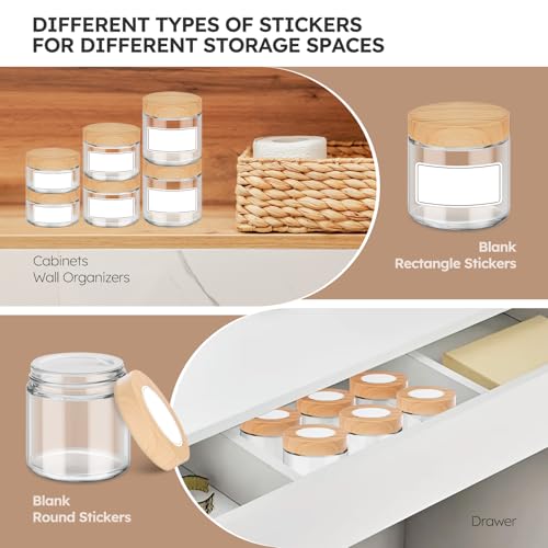 16 Pack 4 OZ Glass Jars with Lids, Small Glass Containers with Plastic Woodgrain Lids & Inner Liners, Reusable Travel Containers for Creams, Makeup, Lotion, Cosmetic, Ointment - color: Clear-16 Pack-4oz