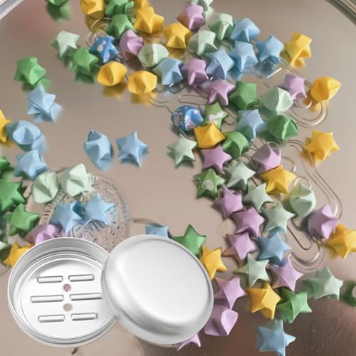 4 Pack Round Aluminum Soap Container Lightweight Travel Soap Dish with Drain Bathroom Soap Holder for Portable Soap Holder and Travel Accessories
