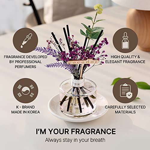 COCODOR Lavender Reed Diffuser/Garden Lavender / 6.7oz(200ml) / 1 Pack/Home Decor & Office Decor, Fragrance and Gifts - size: Lavender/6.7Ounce/1 Pack