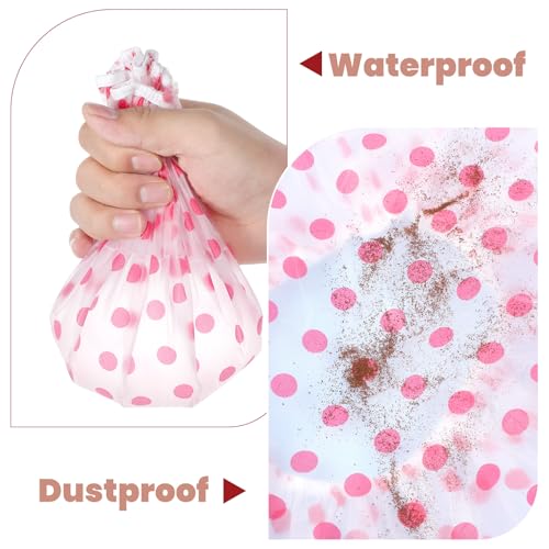 12 PCS Plastic Shower Cap Reusable Waterproof Reusable Shower Cap Elastic Showercap for Travel, Bath, Bathtub Bath, Women, Men, 6 Types