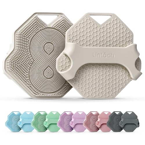 Silicone Shower Scrubber for Body – Exfoliating Loofah Alternative, Zinc & Silver-Infused, Hygienic & Gentle for Sensitive Skin, Durable & Long-Lasting Body Scrubber for Men - White Sand - color: A White Sand