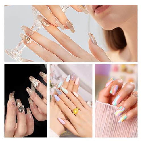 Nail Art Clean Up Brushes - 3Pcs Nail Art Brush Set with Flat/Oval/Fine Angled Gel Brush, Nail Extension Tool for Professional DIY Home Salon(Clear Pink) - color: Clear Pink