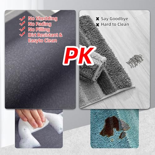Mordem Diatomaceous Earth Bath Mat Super Absorbent Quick Dry Bath Mat, Bathroom Rugs Non Slip Washable, Thin Grey Bathroom Floor Mats-Shower Rug for in Front of Bathtub Shower, Easy Care, 15.7"x23.6" - color: Grey, size: 15.7"x23.6"