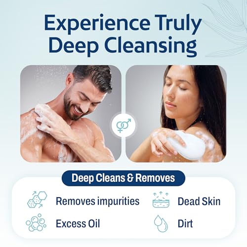 HartFelt 7 Pack Body Exfoliation Beauty Box with Body Wash Scrubber | Super Soft Exfoliating Bath Sponges for Shower Women & Men | Chemical-Free Bathing Sponge Set for Dead Skin Removal | Gift Box - size: 7 Count (Pack of 1)