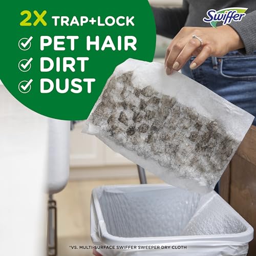 Sweep + Mop, Dry Pads Refill, Floor Cleaner for Dirt, Dust, Hair, Cleaning Cloths for Mopping Home, Bathroom, Kitchen, All Purpose Multi-Surface Floor Wipes, Heavy Duty, Pet, 32 Count (Pack of 2) - size: 32 Count (Pack of 2)