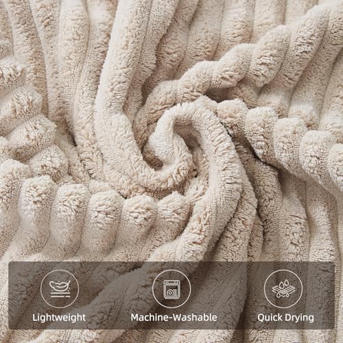 6-Piece Bath Towel Set(30"x60"), 2 Large Bath Towel Sheets, 2 Hand Towels and 2 Washcloths - Highly Absorbent Quick Dry Microfiber,Ultra Soft Towel Set for Bathroom (Beige) - color: Beige, size: 30x60 Bath Towel Set of 6