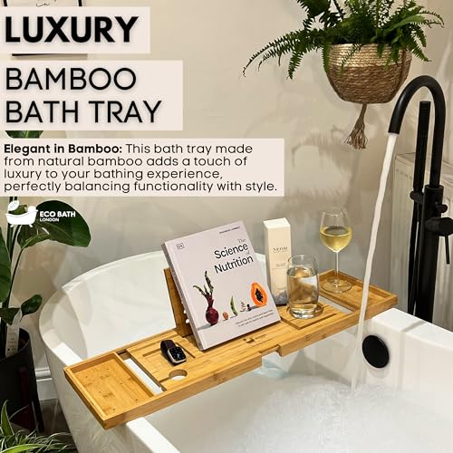 Eco Bath London Luxury Eco-Friendly Bamboo Bath Tray