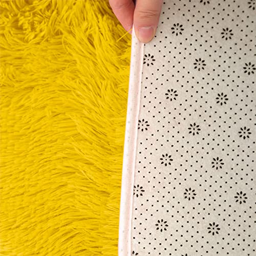 3 Piece Bath Set - Ultra Soft Non Slip Bath Mat & Absorbent Chenille Bath Mat for Tub, Shower & Toilet (Yellow) - color: Yellow