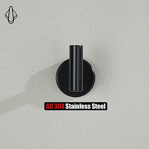 JQK Bathroom Hardware Set Oil Rubbed Bronze, 5-Piece Bath Accessories Set Wall Mount Includes 24 in Towel Bar, 9 in HT Bar, TP Holder, Towel Hook x 2, BAS105-ORB - color: Oil Rubbed Bronze