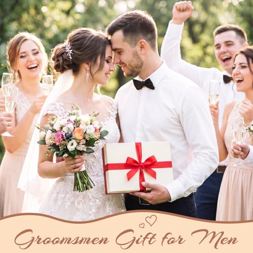 Personalized Toiletry Bag for Men, Groomsmen Gifts for Wedding, Custom Toiletry Bag Gifts for Men, Birthday, Anniversary, Dad, Husband, Boyfriend, Graduation, Leather Engraved Travel Shaving Bag - color: Dark Brown