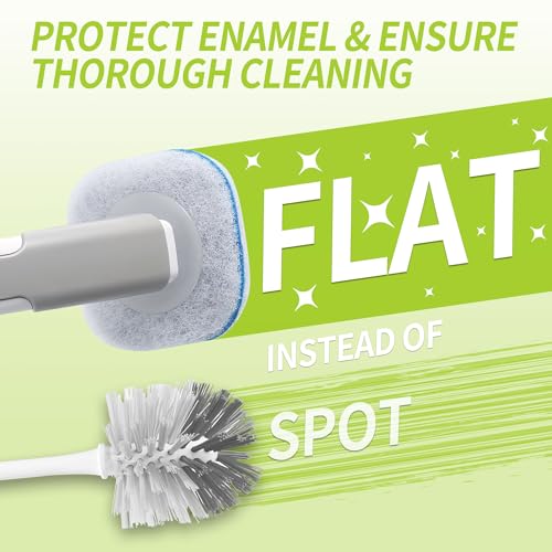 Toilet Bowl Cleaner Wand Refills Compatible with CLOROX, 21 Count Disposable Toilet Brush Refills, Replacement Heads for Toilet Cleaning System - size: 7 Count (Pack of 3)