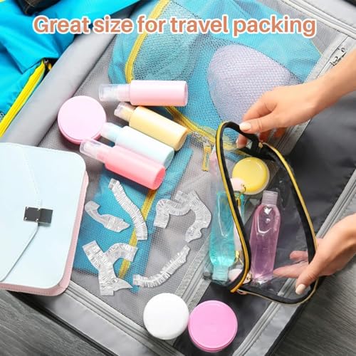MAQIHAN 135 Disposable Shower Caps Unisex - Large Plastic Hair Caps for Deep Conditioning Shower Cap Reusable Waterproof for Women Men Hair Treatment Bath Cap for Long Hair Travel Essentials