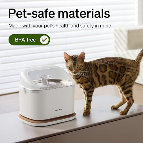 PETLIBRO Splash Shield for Cat Water Fountain, Spill Guard Cover Compatible with 3L Dockstream 2 PLWF106/ PLWF116/ PLWF305, Pet Water Fountain Accessory for Cat Water Dispenser, Easy to Clean