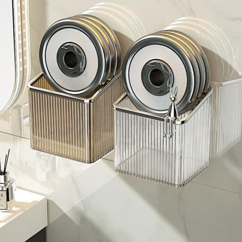 Wall Mounted Toothbrush Holder Adhesive Hanging Wall Organizer Cup Holder for Tooth Brush,Electric Toothbrush,Toothpaste,Razor,Makeup Brush,Cosmetic,Hair Brush,Pen,Set of 2 - color: Silver Green Gold Rim