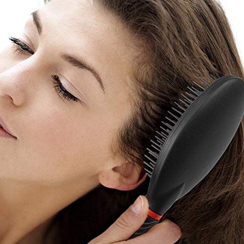 5 Pcs Hair Combs Set Professional Salon Hair Cutting Brushes Sets Salon Hairdressing Styling Tool Mirror And Holder Stand Set Dressing Comb Kits for Women and Men,Purple - color: Purple