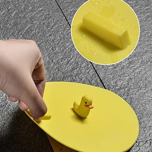 Sink Stopper Silicone Bathtub Stopper,Kitchen Sink Drain Stopper,Bathroom Drain Plug Stopper,Shower Drain Sink Stopper, Laundry Sink Drain Stopper (Silicone Stopper -Yellow) - color: Silicone Stopper -Yellow