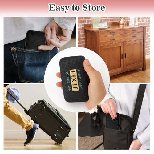 Christmas Gifts for Dad,Dad Christmas Gifts Stocking Stuffers from Daughter Son Birthday Funny Presents Valentines Day Father's Father Day Gift Nail Clippers Manicure Kit for Men Pedicure Tools - color: Black Dad