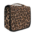 senya Hanging Travel Toiletry Bag Kit Makeup Case Cosmetics Organizer for Men Women - color: Leopard Cheetah