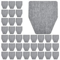 50 Pcs Disposable Urinal Mats for Men Bathroom Commercial Urinal Pads for Mens Room Toilet Mats Non Slip Water Absorption Deodorization Toilet Floor Protector from Urine, Gray(Hexagon) - style: Hexagon