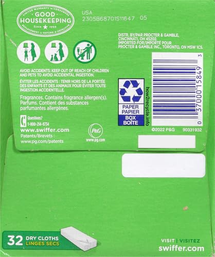 Swiffer Sweeper Dry Sweeping Pad,Multi Surface Refills for Dusters Floor Mop,with Febreze Lavender,32 Count (Pack of 4) - size: 32 Count (Pack of 4)