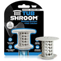 TubShroom Bathtub Drain Hair Catcher – in-Drain Tub Strainer & Clog Prevention Protector, Fits Standard 1.4”–1.75” Tub Drains, Easy Clean, Captures Human & Pet Hair Out of Sight (Gray) - color: Gray