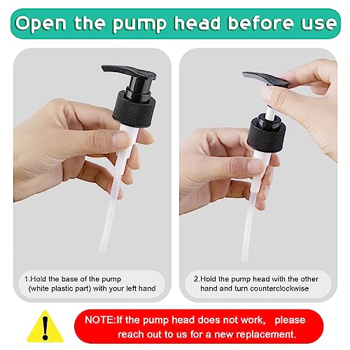 ALELION Glass Dish Soap Dispenser for Kitchen - 16 OZ Hand Soap Dispenser Set with Pump and Acacia Wood Tray - Black White Modern Farmhouse Kitchen Bathroom Decor and Accessories - color: Black and White
