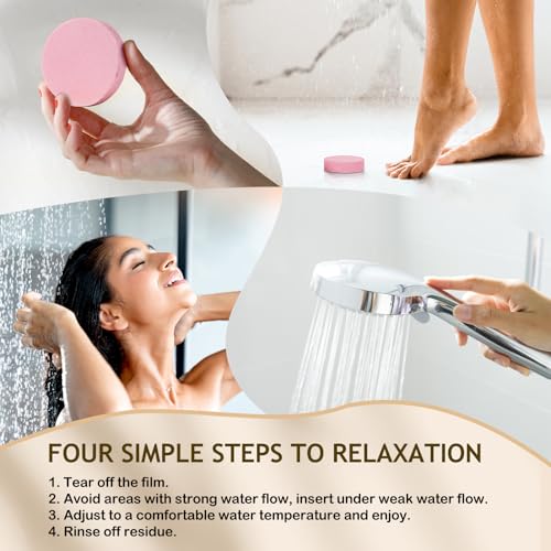 Shower Steamers Aromatherapy 8-Pack Gifts Set - Natural Essential Oil Shower Steamers for Relaxation - Mother's Day, Birthday Presents, Ideal for Stress Relief - Bath Bombs Alternative for Home Spa