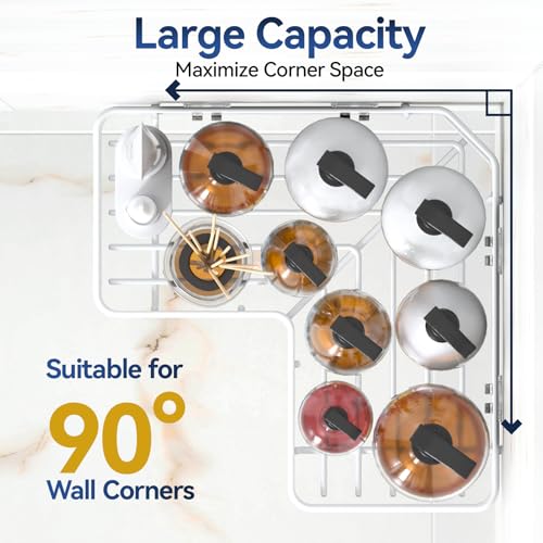 YASONIC Corner Shower Caddy Adhesive, 100% Rustproof Shower Organizer with Soap Holder, No Drill Shower Shelf for Inside Shower, Wall-Mounted Shower Storage for Homes (3 Pack, White) - color: White