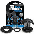 TubShroom Ultra Stainless Steel Drain Protector, Hair Catcher Strainer for Bathroom Tub and Shower, Matte Black, 1-Pack - style: Matte Black
