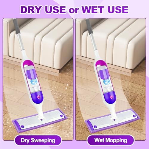 Orighty Reusable Mop Pads for Swiffer PowerMop, 10 Pack Power Mop Pads Refills for 13 ''-15 '' Spray Mop, Microfiber Mop Pads Refills for Multi-Surface Floor, Machine Washable - size: 10 Pack