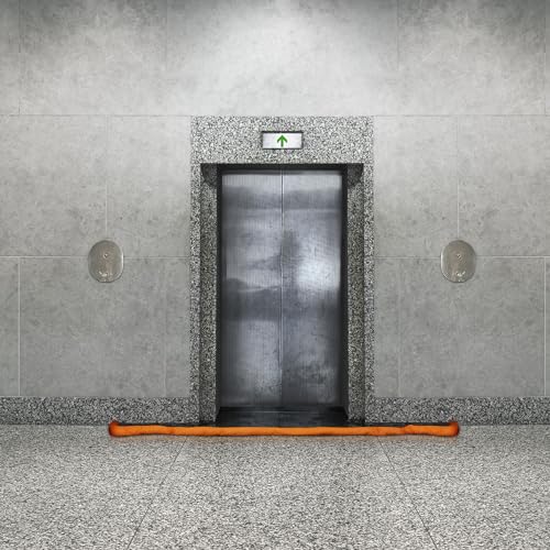 Quick Dam Indoor Water Dam (WUB210-12) - 2.5-Inch x 10-Feet - 12-Pack , Orange - size: 10-ft