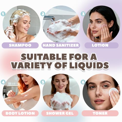 Travel Bottles for Toiletries, TSA Approved Silicone 4 Pack, Leak Proof Refillable Containers, Soft Squeeze Wide Mouth for Shampoo Conditioner Lotion, Matte Pastel (3oz 89ml)