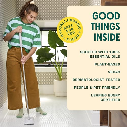 Aunt Fannie's Ultra Concentrated Floor Cleaner Vinegar Wash, Multi-Surface Solution For Mopping, Value Size, Bright Lemon Scent, 64 oz - size: 64 Fl Oz (Pack of 1)