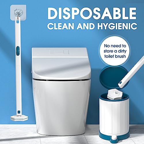 Disposable Toilet Brush Refills 32 Count Toilet Refills, Disposable Toilet Bowl Brush Refill Pads for Bathroom and Toilet Cleaning (Not Compatible with Other Brand Toilet Handle) - style: 32 Toilet Refills