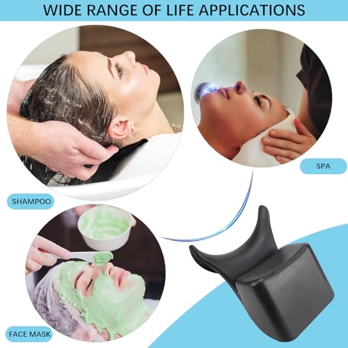 Shampoo Neck Rest Cushion, Salon Bowl Neck Rest for Shampoo Bowl Sink Non-Slip Silicone Shampoo Bowl Neck Rest Pillow Salon Hairdressing Spa Washing Sink Basin