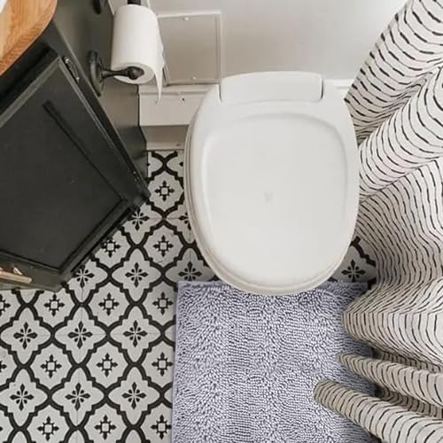 Non-Slip Bath Rug, 12 x 16 inches Extra Soft Microfiber Bedroom Shag Carpet with Anti-Slip Backing,Water/Dust Absorbent Fast Dry Shower Mat,Sound Insulated Stairs Pad,Machine Washable(Grey) - color: Grey, size: 1'4" x 1' (Rectangular)