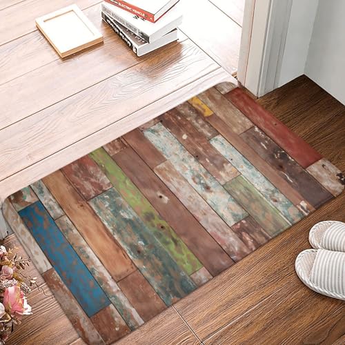 Bath Mat Cowhide Print Western Quick Dry Bathroom Rugs Non Slip Absorbent Shower Flannel Rug Floor Mat for Bathroom,Bathtub,Sink,Bedroom,16"X24" - color: Cay15